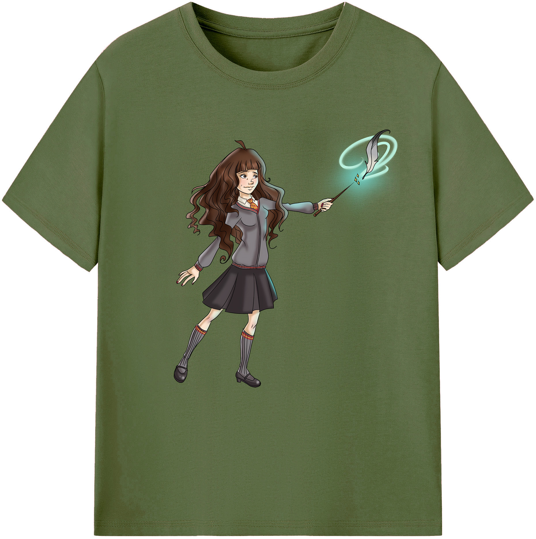 （画像用） Harry Potter ハリー・ポッターシリーズ 綿100％半袖Tシャツ（フロントプリント）